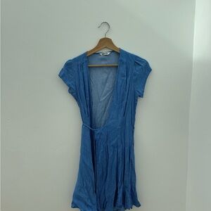 ROLLA’S Blue Skater Mini Dress